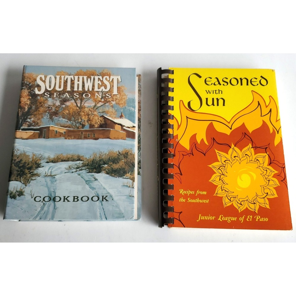 Southwest Seasons Cookbook Angelica Auxiliary Albuquerque Jr League Lot 2 NOS‎